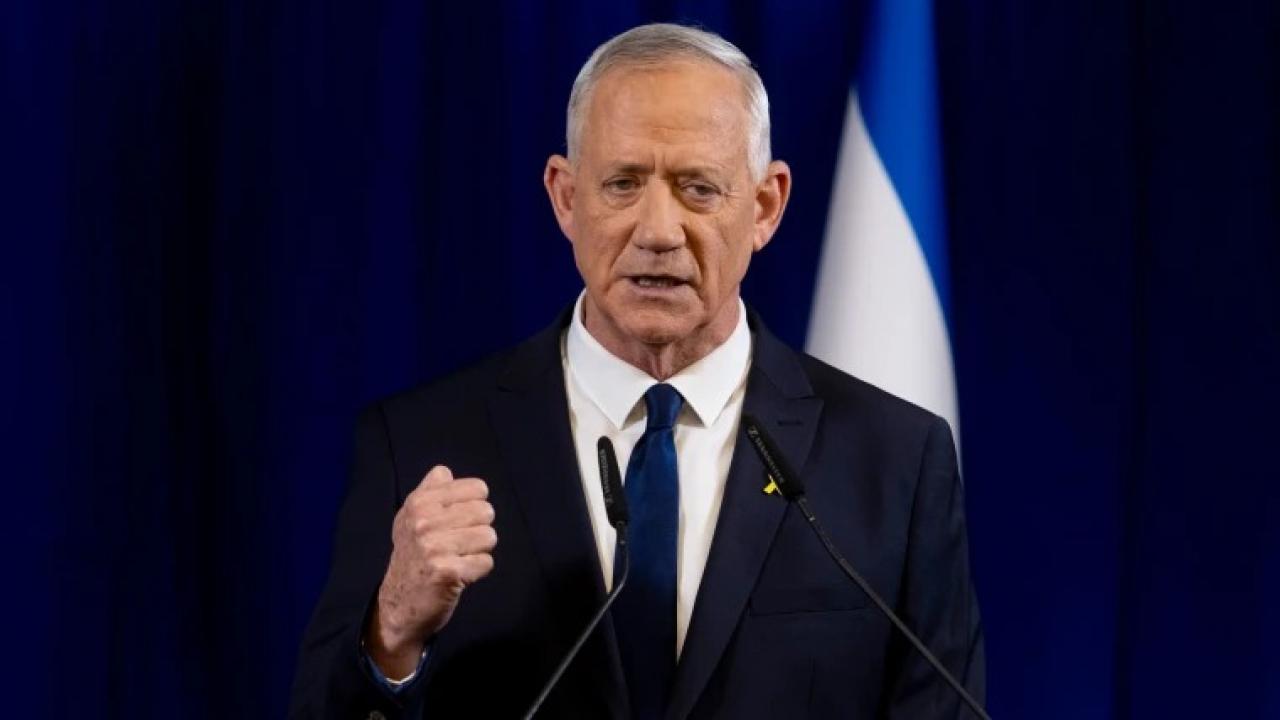 Gantz, Netanyahu’yu İsrail’in kuzeyini “terk etmekle” suçladı